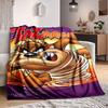 1 Stück Tasmanischer Teufel Looney Tunes Flanell-Kuscheldecke Leicht Weich Warm Ganzjahresdecke für Sofa, Bett, Reisen, L1029042