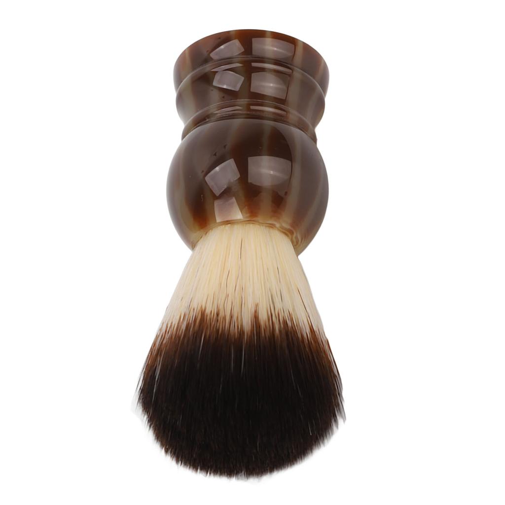 Shaving Brush Fast Dry Easy Cleaning Hair Shaving Brush with Curved Handle Hair Tool for Barber