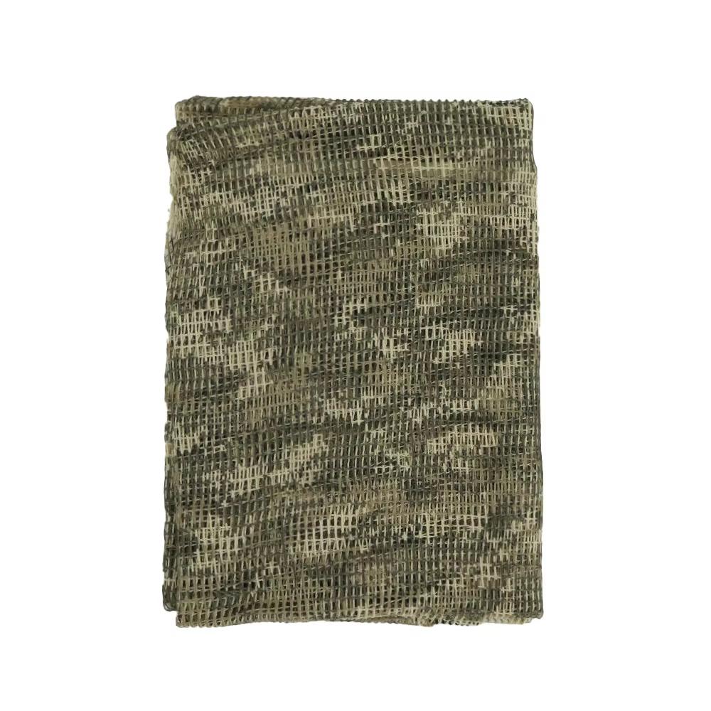 Tactical Sniper Scarf Camouflage Mesh Net Scarves Cloth Desert Face Veil Shemagh Head Wrap