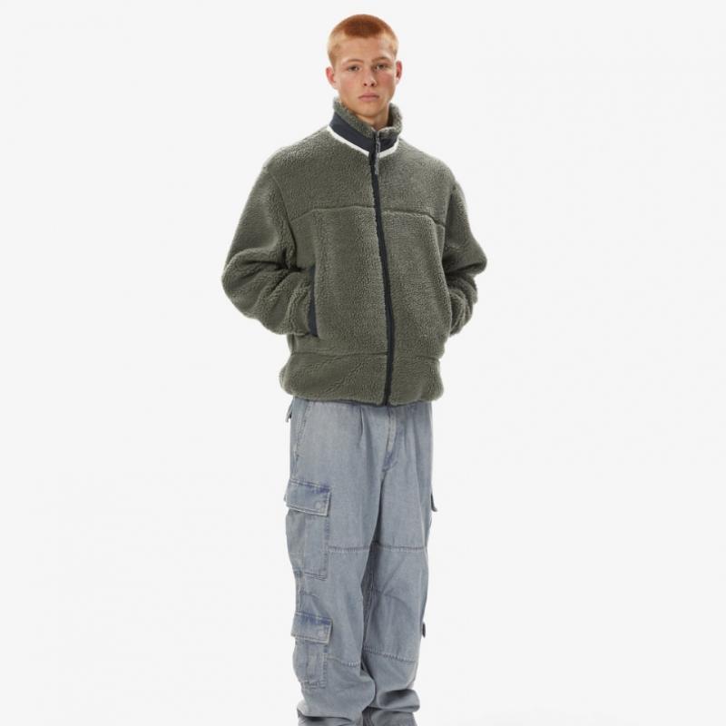ThIs Is Never ThaT T Sherpa Fleece jas Grijs