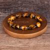 Natürlicher facettierter Tigeraugenstein Reiki-Armbänder Herren Mode Energie Hämatit-Perlen Armbänder für Frauen Seelen Schmuck Geschenk Pulsera