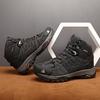 High-Top Men Hiking Boot Winter Outdoor Shoes Lace-Up Non-slip Sports Casual Trekking Boots Man Suede Warm Shoes