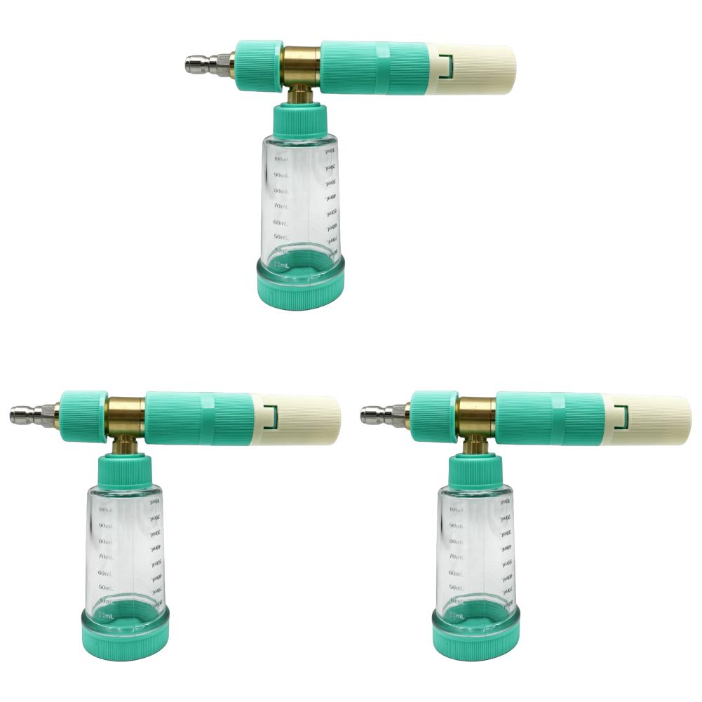 100ml Water Foam Pot with 1/4 Inch Quick Connector Foam Cannon Snow Foam Car Wash Spray Bottle Car Window Cleaning