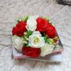 Artificial Flower Ball Realistic 15 Heads Flower Ball Arrangement for Wedding Centerpiece Decor