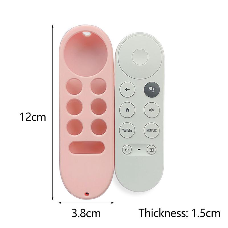 Soft Silicone Case For 2020 Google Chromecast 4K Snow Remote Protective Cover Shell Non-Slip For Chromecast Smart Tv Remote