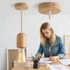 Creative Lamp Base Irregular Wooden Light Holder Creative Lamp Holder  Bedroom