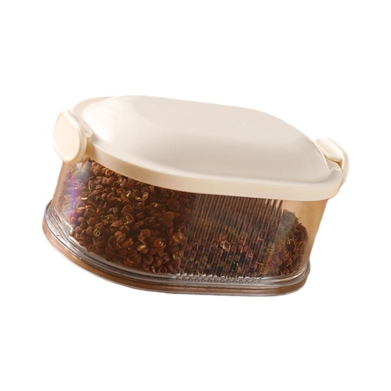  Clear View Kitchen Spice Container Stackable Designs Space Saving Storage Solution