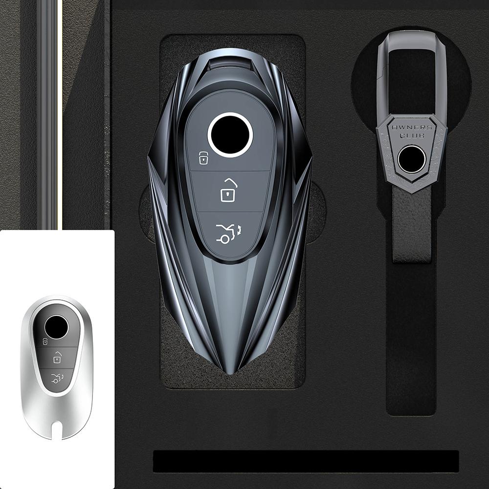 Zinc Alloy Car Key Case For Mercedes Benz E Class W213 W205 E200 E260 E300 E320 Amg Cla Remote Fob Shell Case