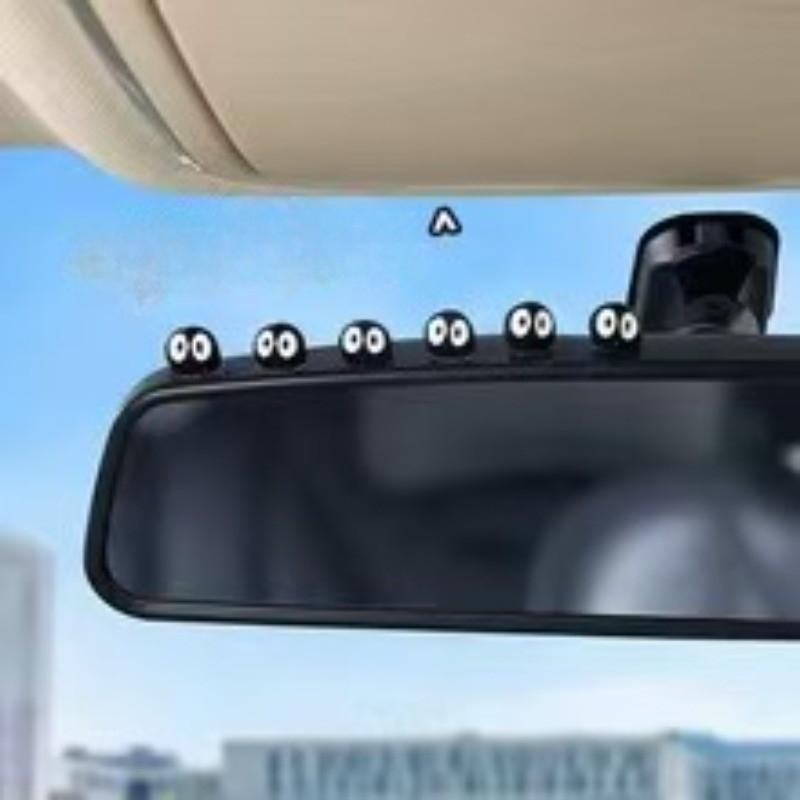 Cute Mini Chickens Car Dashboard Accessories Fun Chicks Car Rearview Mirror Decor Interior Ornaments Fairy Garden Home Car Gifts