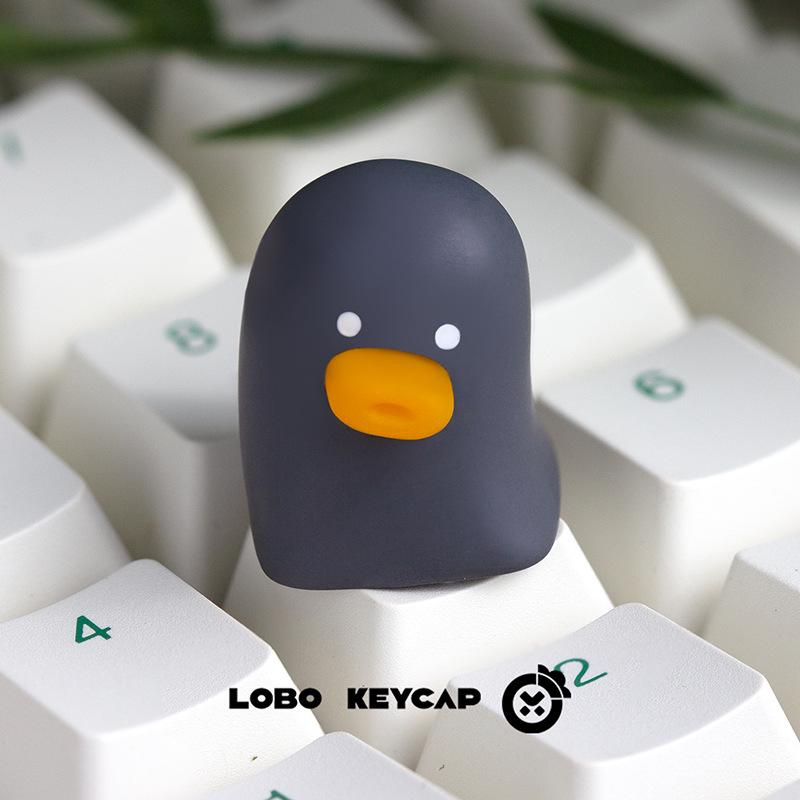 Four-Color Duck Series: Cute Stress-Relief Keycaps