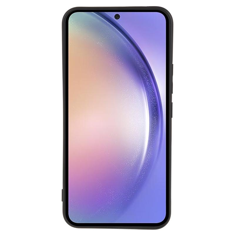 

For Samsung Galaxy S23 FE Fiber Lining Rubberized TPU Phone Cover Anti-Scratch Back Case Lavender Grey