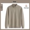 Men's Winter Fleece Hoodie for Catering & Milk Tea Shops - Custom Logo, Fashionable, Long-Sleeved Workwear