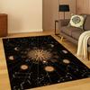Gothic Witchcraft Sun Moon Mandala Tarot Carpet Rug Mat for Living Room Sofa Home Bedroom Doormat Decor,Kid Non-slip Area Rug