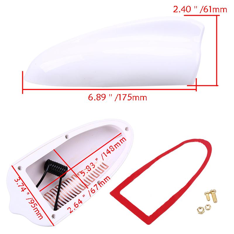 Samochodowa antena płetwa rekina Auto anteny sygnałowe FM dla Suzuki Swift Mini Cooper Citroen C4 Seat Ibiza Megane 2 Mazda 3 części zewnętrzne