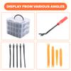 Precise 650PCS Auto Fastener Clips Mixed Car Body Push Pin Rivet Bumper Door Trim Panel Retainer Fastener Kit Clips For Car