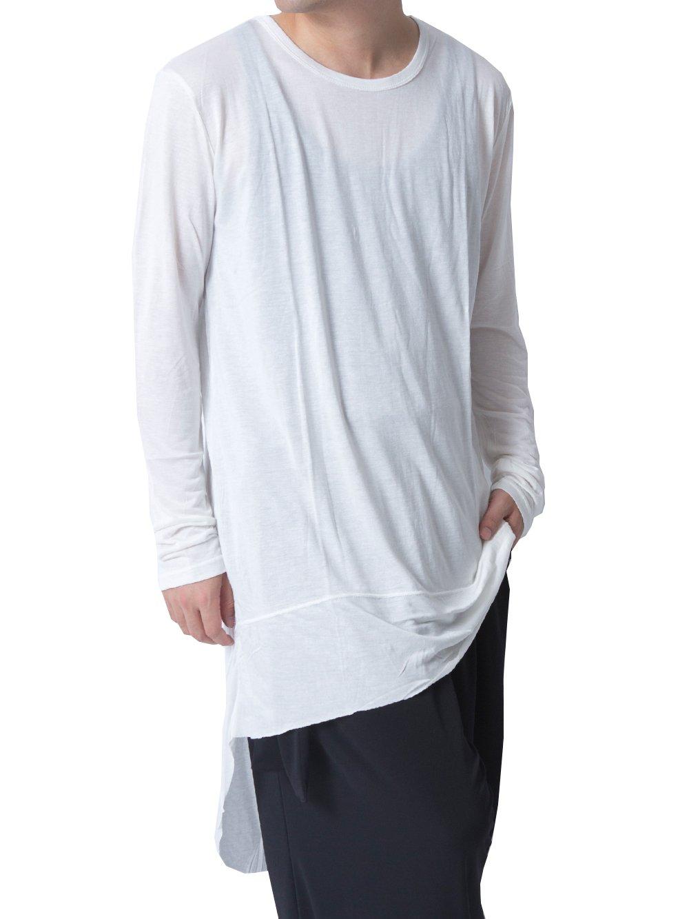 

AS SUPER SONIC Крой и длинный сделано в F шитье, длина, деформированный, модный, Япония, мужской, белый, белый