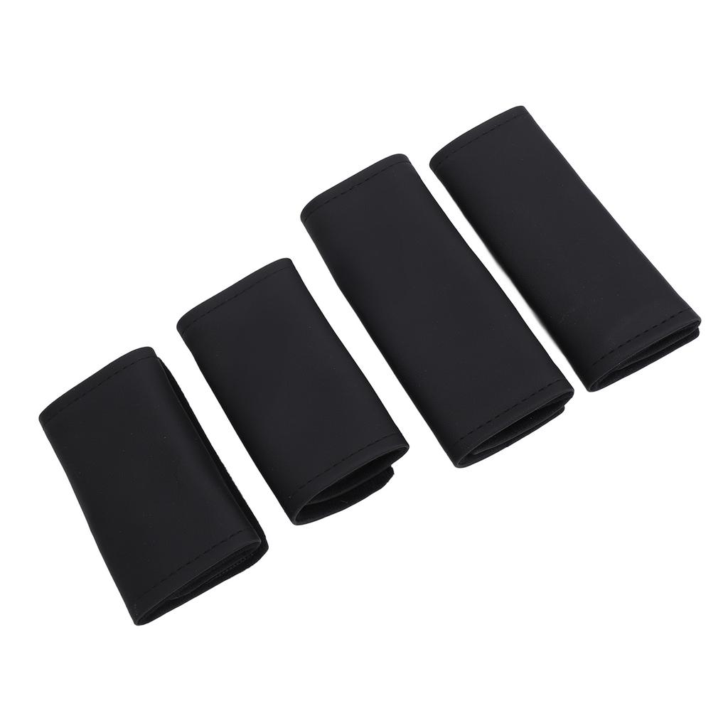 4Pcs Car Grab Handle Cover Faux Leather Waterproof Car Inside Door Handle Protector Replacement for Tesla Model 3 Y