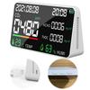Air Quality Monitor Room Temperature Humidity Meter USB Rechargeable Formaldehyde Tester CO2 Detector for Home Office