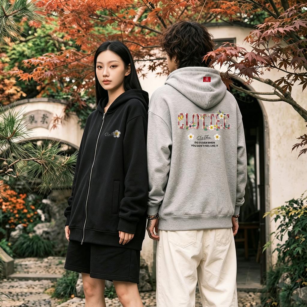 CLOT Sweatshirts Unisex Hooded Non Detachable Moderate Straight Fit EY630118A0600032-S5