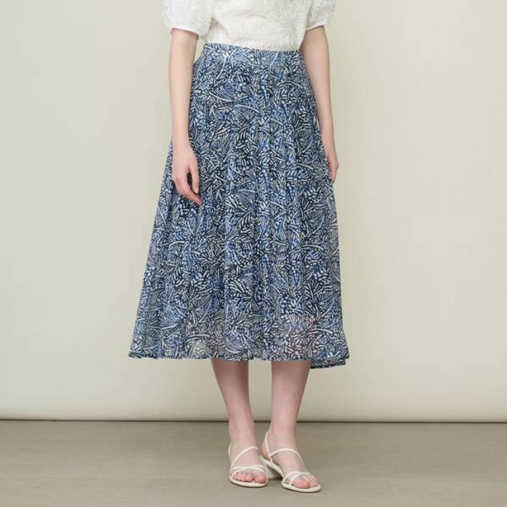 Bcbg Pleated Skirt B6m5s236 Navy (55)/55