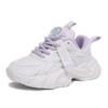 Children's Mesh White Sneakers Boys' Fashionable Dad Shoes Girls' Lightweight Twist Shoes