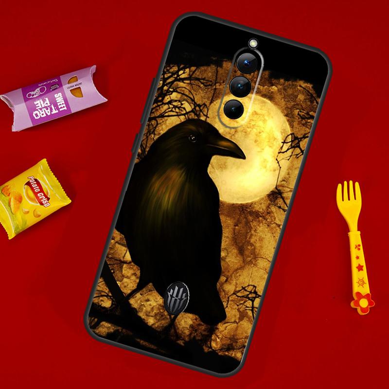 

Чохол для телефону на Хелловін Ворон Для ZTE Nubia Red Magic 11 Pro Plus 10 10S 9 9S 8 8S 6S 7S 6 7 Pro 10 Air Cover Red Magic 7S Pro