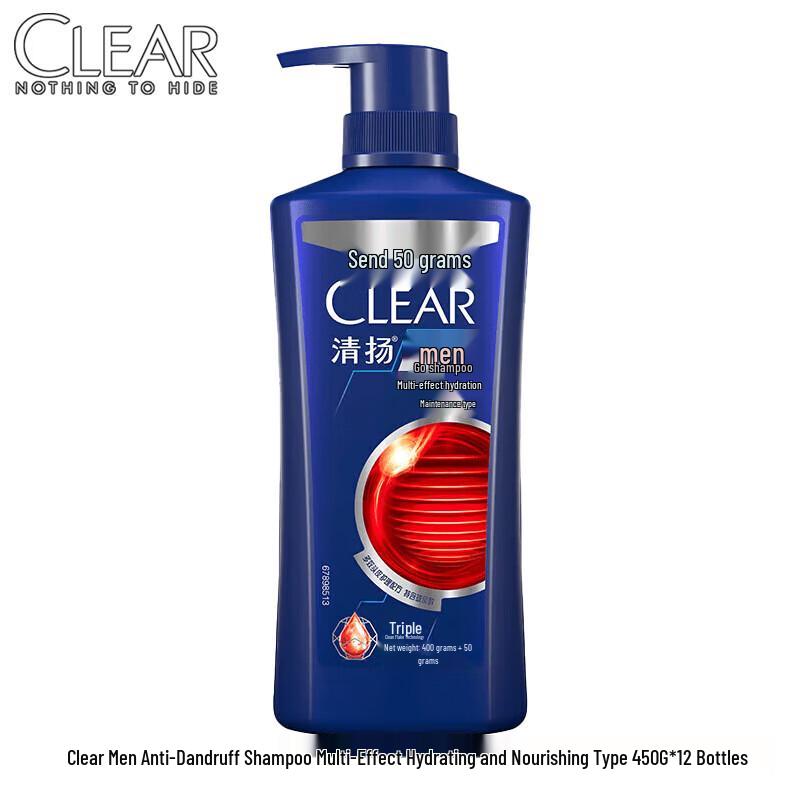 Clear & Smooth Anti-Dandruff Multi-Effect Moisturizing Shampoo