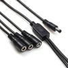 5.5x2.1mm Power Splitter Cable 1 To 2 3 4 Way Adapter For CCTV Router LED Light 40cm Length