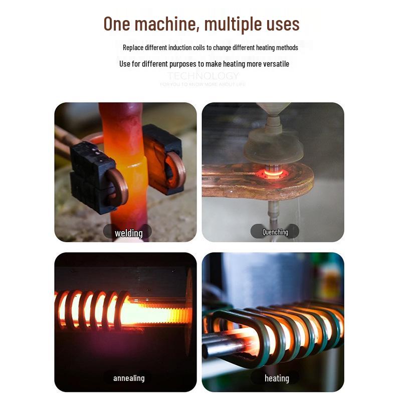 Upgraded High-Frequency Induction Heating Machine for Metal Welding, Quenching, Annealing, and Brazing.
