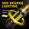 For Chrysler 300 2005-2010 LED Fog Light White 6500K DRL Bulbs Kit Foglight Lamp