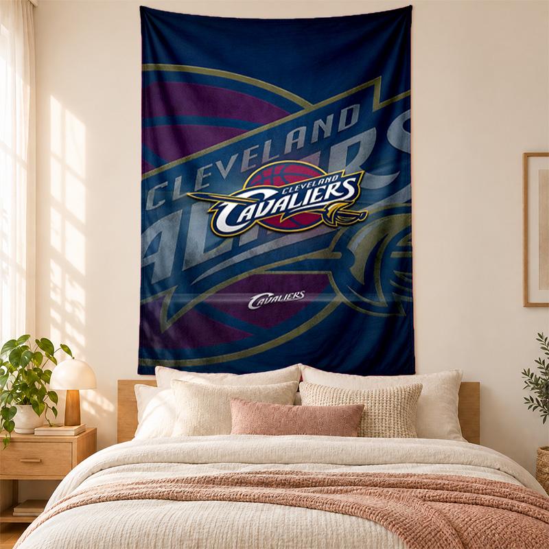 Cleveland Cavaliers Tapestry Highquality for Decorating Living Room Bedroom Dorm Walls Ideal As Bedroom Wallart Orholiday Gift