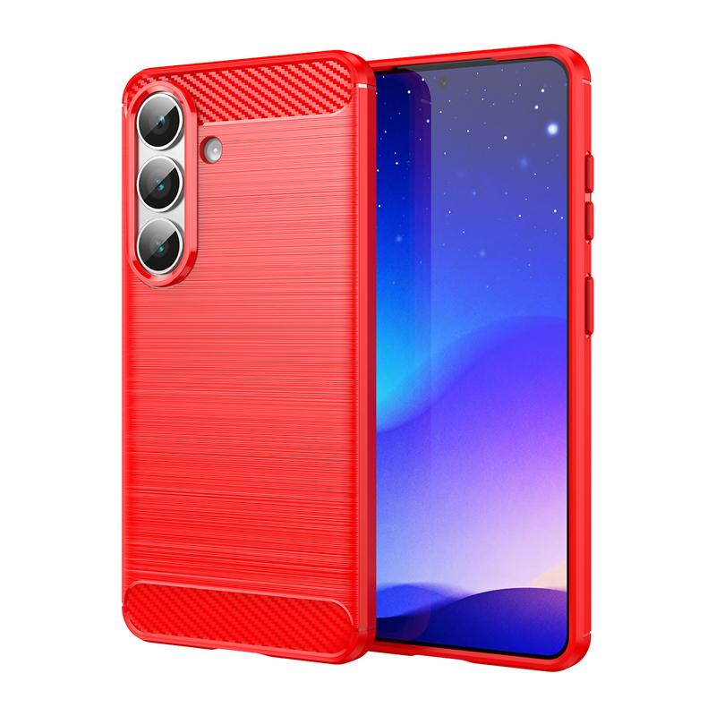 For Cover Samsung Galaxy S26 Case For Samsung S26 Pro S26Ultra S26Plus Soft Silicone Carbon Fiber Back Case For Samsung S26 Case