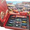 Hot  12Pcs  Pixar Cars Gift Box Metal Diecast Lightning Mcqueen Car Model Toy Jackson Uncle Truck Boy Birthday Toys
