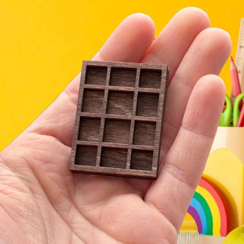 Miniatur-Schmuckregal Mini-Schmuckhalter Fächer Schmuck-Präsentationsständer Hübsche Holzornamente