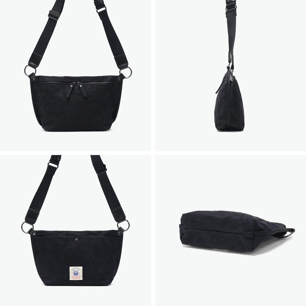 Baggy Port Mini Shoulder Bag, Black, BP-GRN880-BK