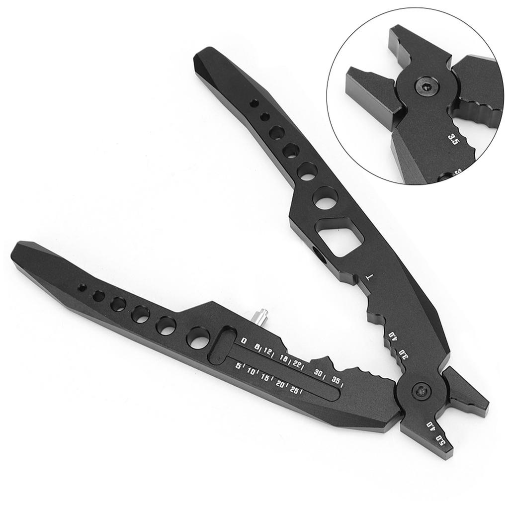 Multifunction Shocks Struts Damper Pliers Ball Head Pliers Clip Fit for Traxxas HSP Car(Black )