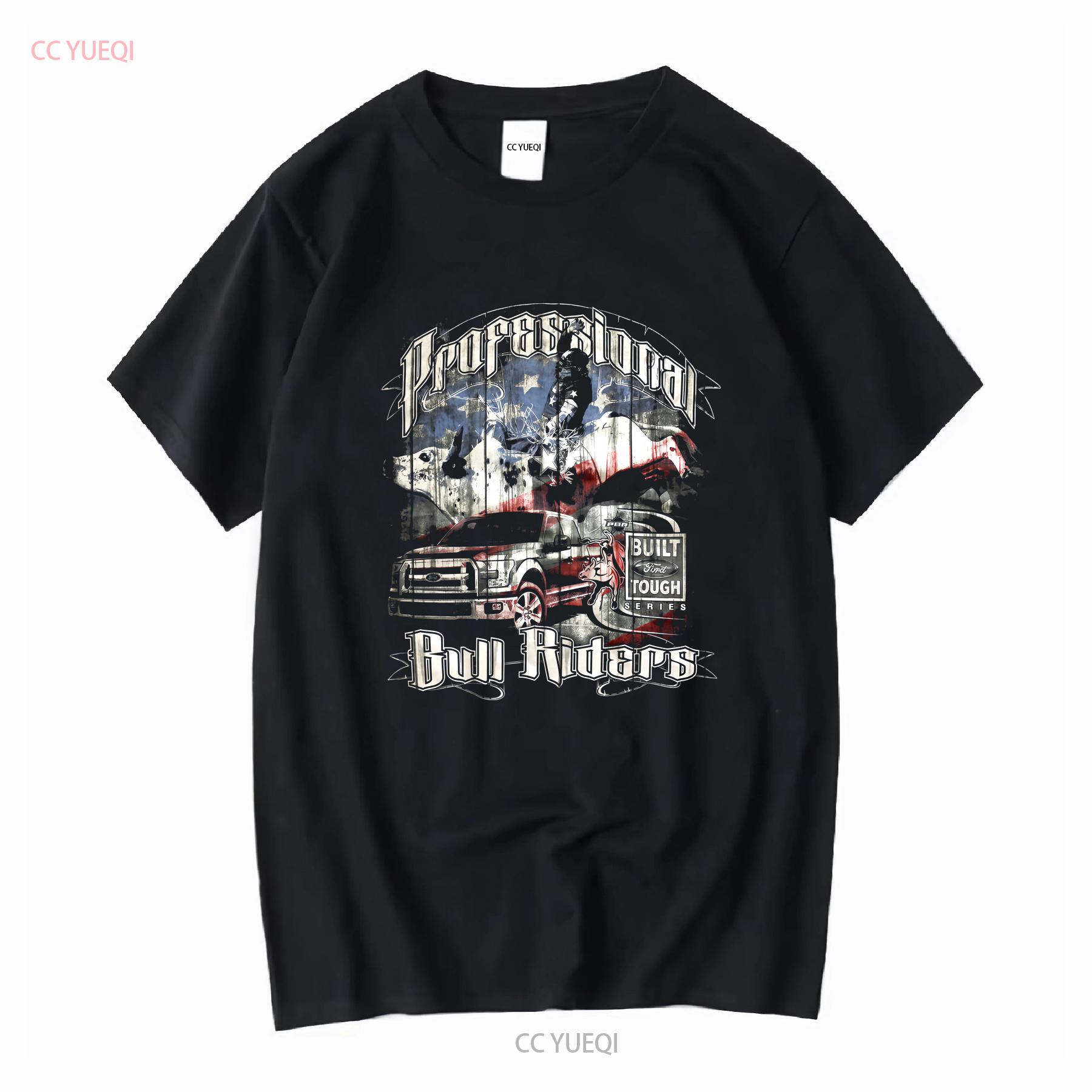 

NEW PBR BULL RIDERS WORLD TOUR T SHIRT SIZE MEDIUM PABST BLUE RIBBON vintage Washed Stylish designer clothes Casual fashion 4XL