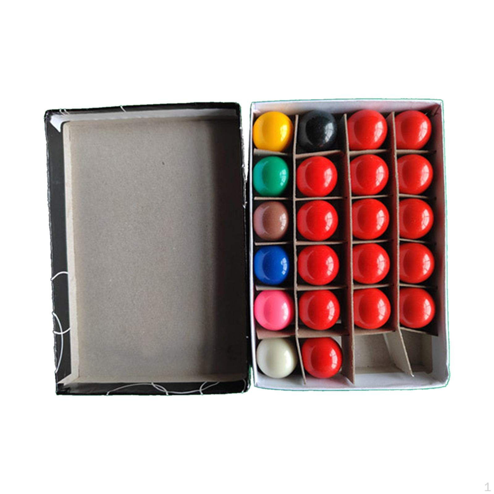 

22 Mini Billiard Balls for Children, Table Accessories, Small Balls, Complete Set