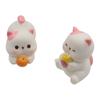 Cute Mini Cat Ornament Cartoon Kitten Statue Cat Figurines Miniatures  Fairy Garden Decorations