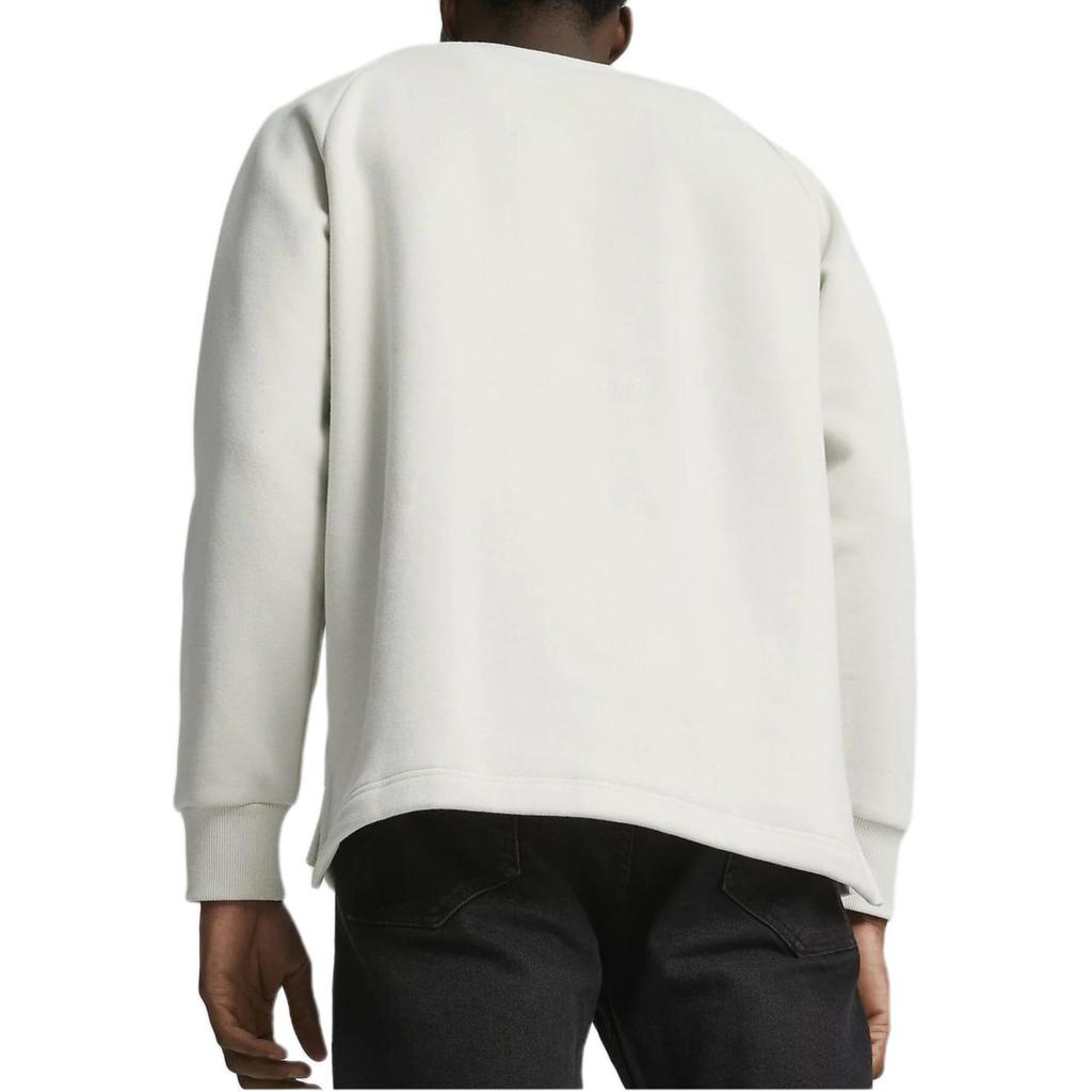 Puma Solid Color Casual Crew Neck Sweatshirt Unisex Tops White 625299-17