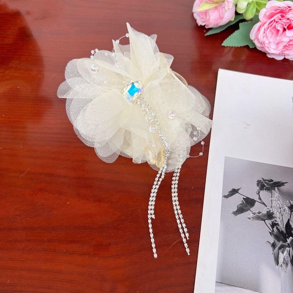 Tassel Grasping Clip Flower Pearls Crab Hair Clips Shark Clip  for Women Girls Hair Accessories