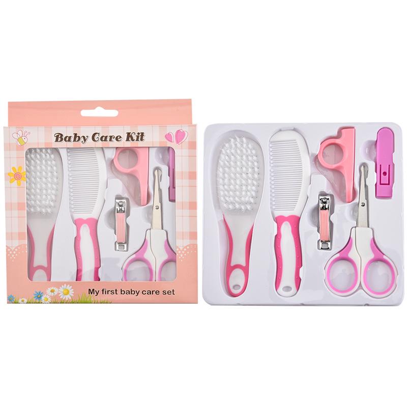 Baby-Pflege-Werkzeug-Set Säuglings-Nagelknipser Kinder Hygiene-Pflege Thermometer Schere Nagelfeile Neugeborenes Baby Maniküre-Set Pflege-Set