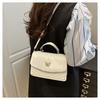 Vintage Faux Leather Shoulder Bag for Women, Butterfly Decor Small Crossbody Purse, Square Bag for Daily Use