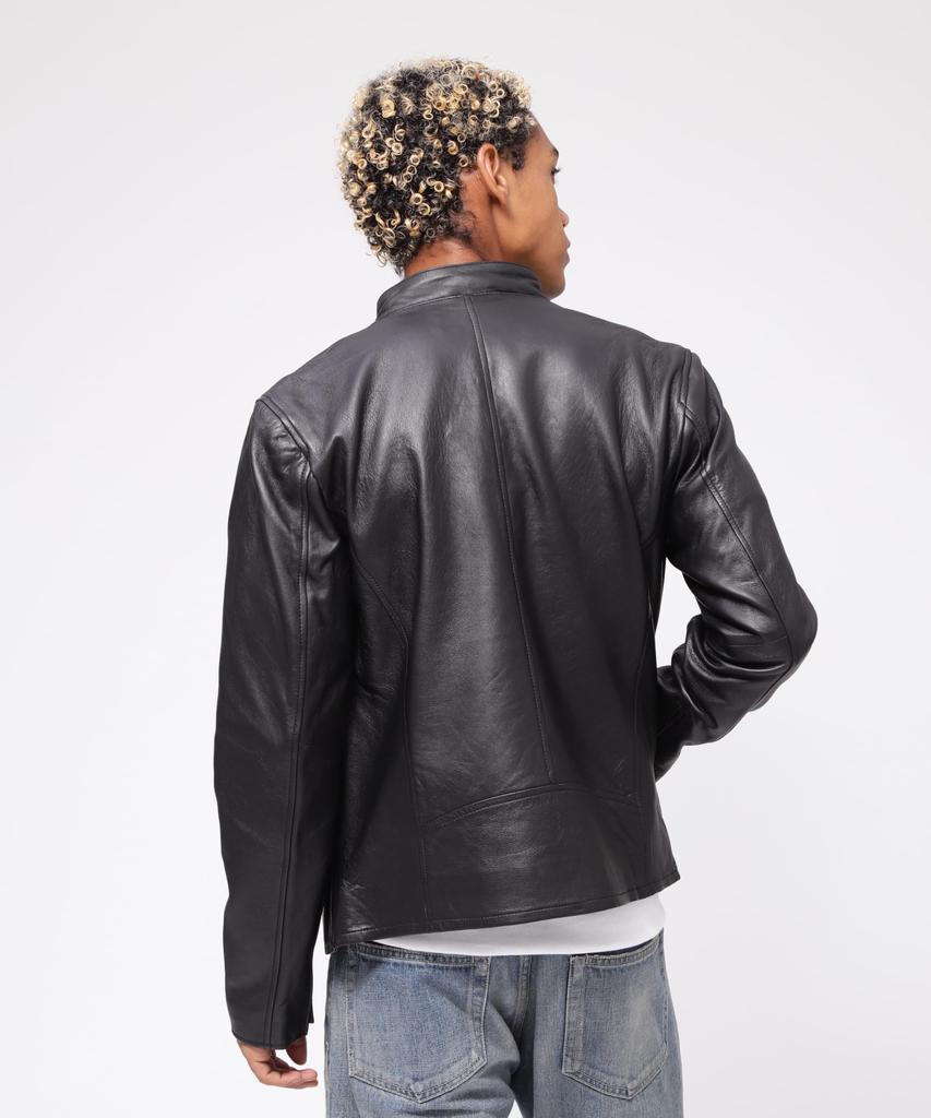 AVIREX Sheep Single Riders F Exclusive Men's Jacket, 010, Black, 783-4950023, WEB&DEPOT