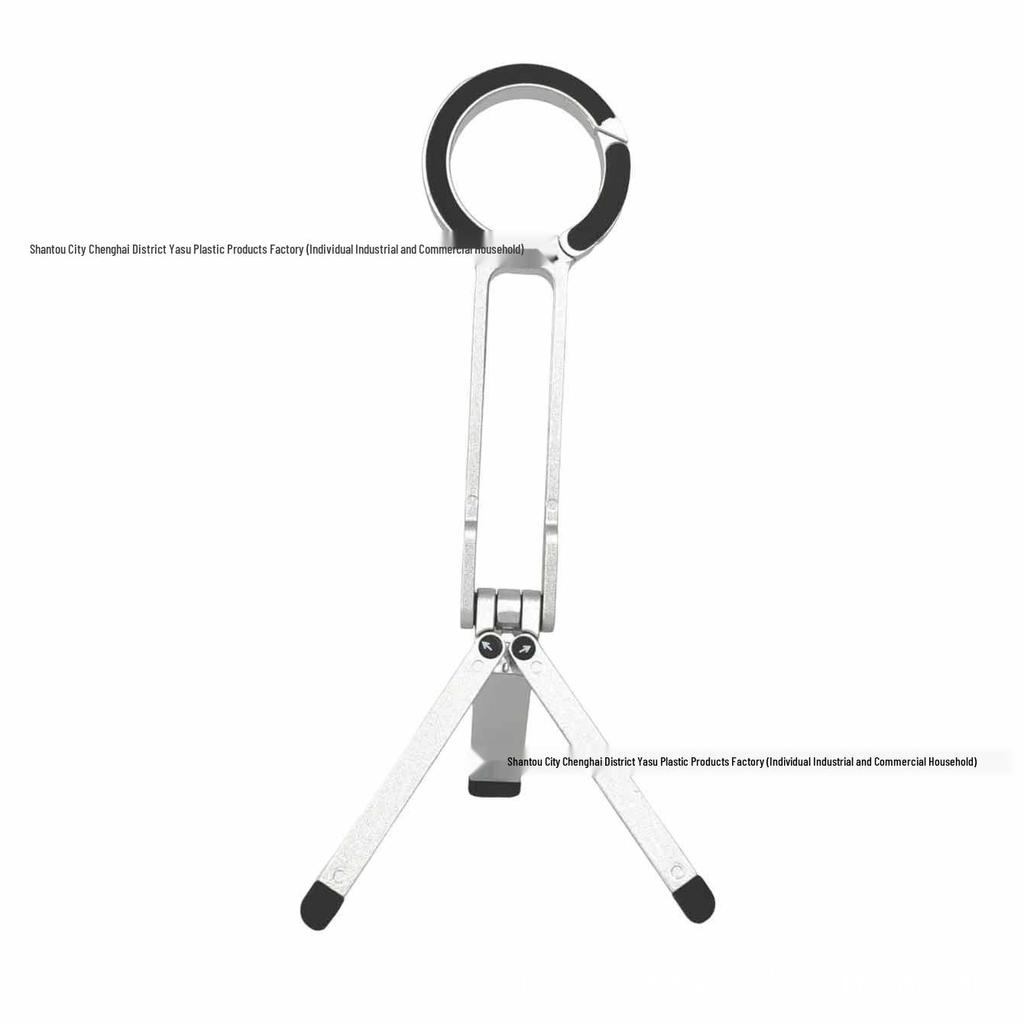 Magnetische Handyhalterung aus Aluminiumlegierung & faltbares Stativ für Schreibtisch & Live-Streaming