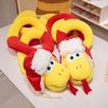 Creative Soft Big Snake Doll Plush Toy Zodiac Snake Doll Year of the Snake Mascot Ragdoll Event Gifts