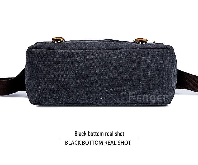 Canvas Crossbody Unisex Travel Tote & Messenger Bag