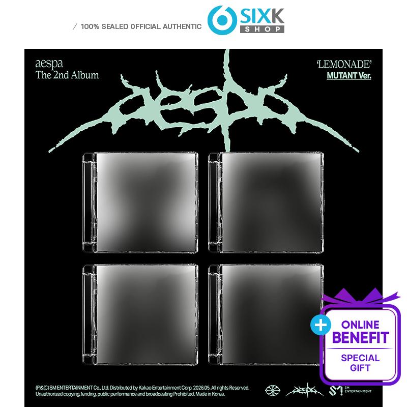 [Предзаказ] aespa - 2-й Альбом [LEMONADE] MUTANT Ver. [NO POB] RANDOM