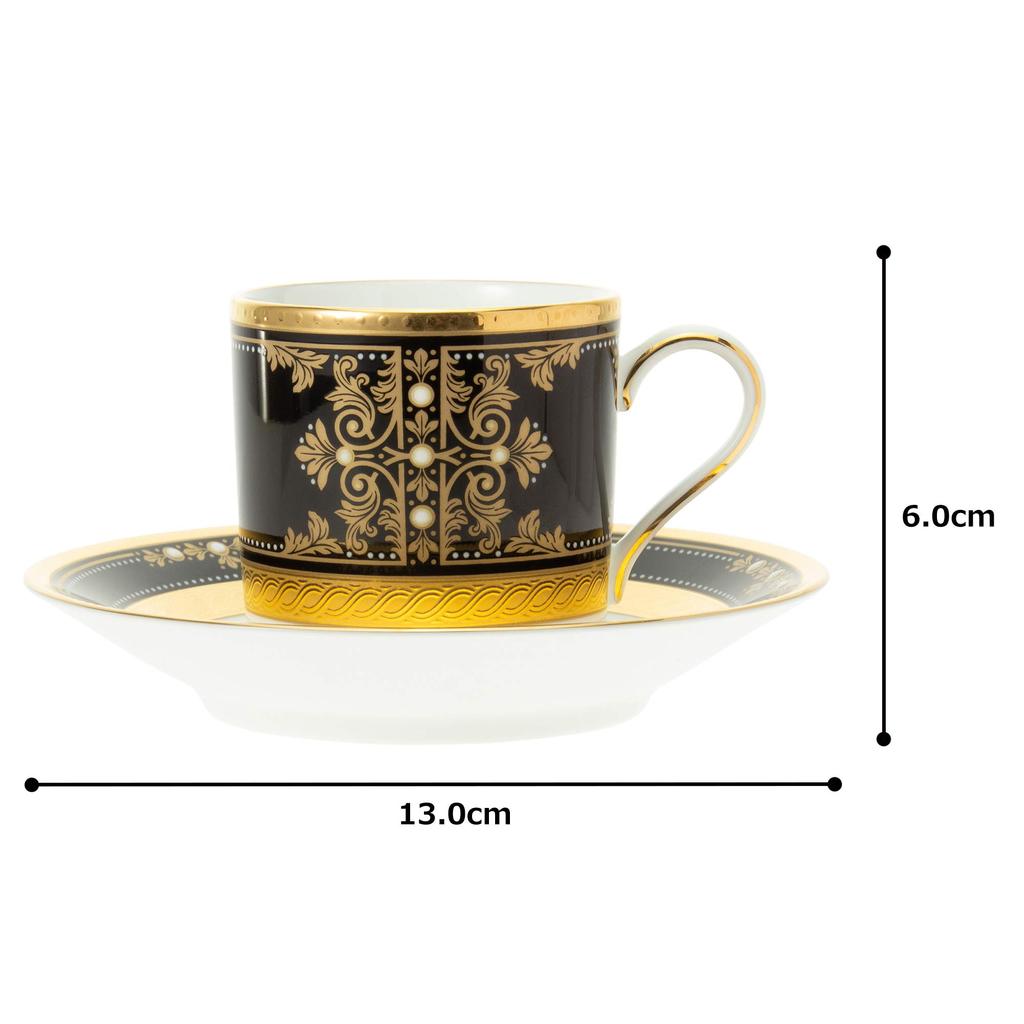 Noritake podšálek na šálek kávy 125cc Evening Majesty Bone China & T59881/4818
