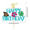 Mo Inspired Birthday Cupcake Topper Moana Cupcake Picks Birthday Party Decoration for Tropical Summer Party Baby Shower Wedding
